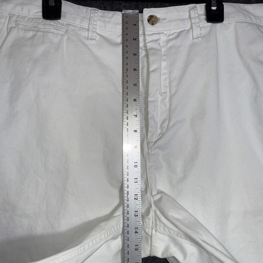 Polo Ralph Lauren Chino Shorts Mens‎ 40 White Stretch Performance Relaxed Fit